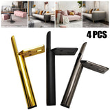 4Pcs Furniture Legs Metal For Sofa Cabinet Bearing 1200kg Metal Table Bed Feet Cabinet Replacement Parts