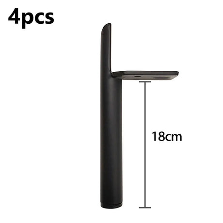 4Pcs Furniture Legs Metal For Sofa Cabinet Bearing 1200kg Metal Table Bed Feet Cabinet Replacement Parts