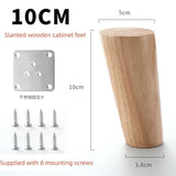 4Pcs Furniture Legs Stool Sofa Table Computer Desk Wooden Furniture Legs Tapered Feet Furniture Accessories Replacement Feet