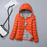 4XL 2023 New Women Down Jacket Winter Coat Female Hooded  Parkas Short  Outwear Thin warmth Overcoat