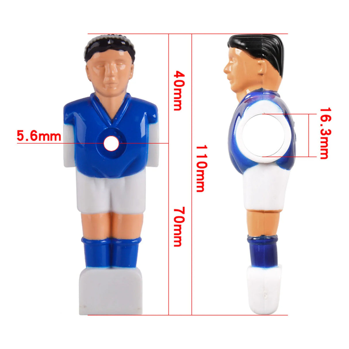 4pcs Football Machine Doll Foosball Player Statues Table Football Toys for Kids Robotics Table Soccer Games