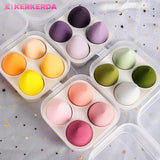 4pcs Makeup Sponge Set Face Beauty Powde Beauty Egg Foundation Sponges Cosmetic Puff  Women Make Up Accessories Beauty Tools