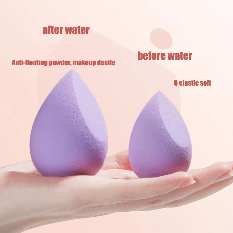 4pcs Makeup Sponge Set Face Beauty Powde Beauty Egg Foundation Sponges Cosmetic Puff  Women Make Up Accessories Beauty Tools