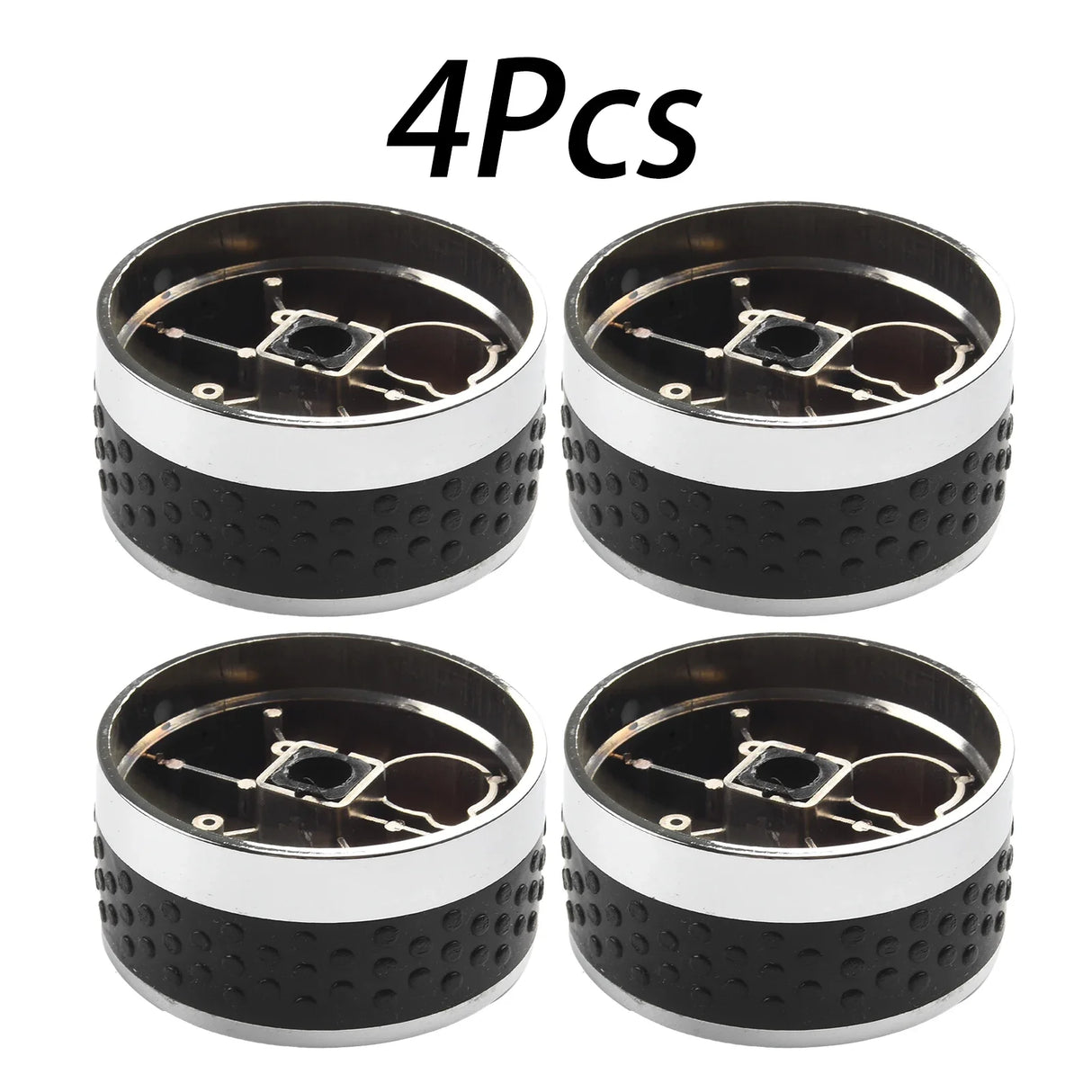 4xGas Grill Control Knobs Replacement  Fits BBQ Gas Grills For Oven Stove Round Cooktop Control Gas Stove Accessories