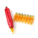 5/10pcs Yellow Dragonfly Tattoo Cartridge Needle 1 3 5 7 9 11 13 14 15 RL RM RS M1 For Tattoo Machine Pen Needle Accessories