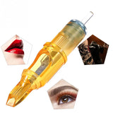 5/10pcs Yellow Dragonfly Tattoo Cartridge Needle 1 3 5 7 9 11 13 14 15 RL RM RS M1 For Tattoo Machine Pen Needle Accessories