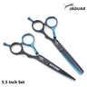 5.5&6 Inch Hairdressing Scissors Professional High Quality Hair Cutting+Thinning Sets Salon Scissors Shears Barber Tools Shop