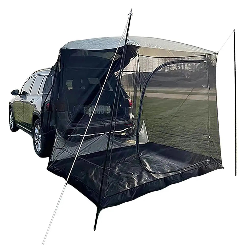 5-6 Person Tent For Car Trunk Sunshade Rainproof Rear Tent Simple Motorhome For Self-driving Tour Barbecue Camping Hiking Tent