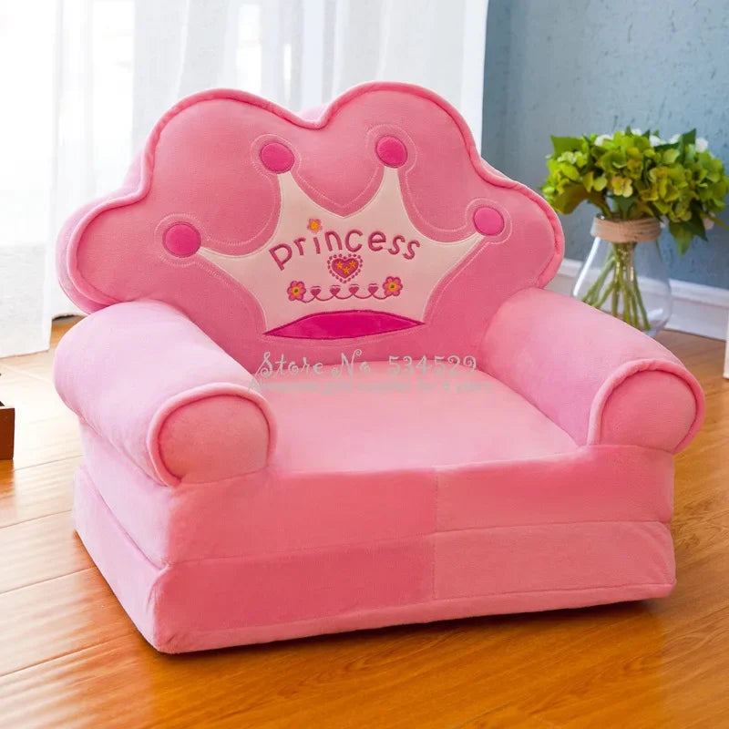 5%Disassembled Washed Kids Sofa Fashion Children Folding Cartoon Cute Baby Mini Sofas Kindergarten Babies Seat Furniture