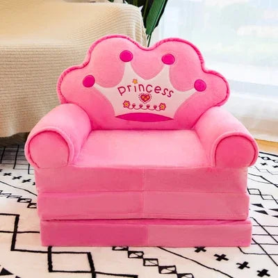 5%Disassembled Washed Kids Sofa Fashion Children Folding Cartoon Cute Baby Mini Sofas Kindergarten Babies Seat Furniture