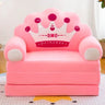 5%Disassembled Washed Kids Sofa Fashion Children Folding Cartoon Cute Baby Mini Sofas Kindergarten Babies Seat Furniture