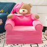 5%Disassembled Washed Kids Sofa Fashion Children Folding Cartoon Cute Baby Mini Sofas Kindergarten Babies Seat Furniture