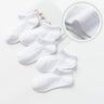 5 Pairs Baby Socks Boys Girls Black White Gray Socks Cotton Soft Newborn Babies Loose Comfortable Sock Kids School Sport Clothes