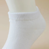 5 Pairs Children Low Cut Socks Boys Girls White Ankle Socks Soft Newborn Baby Comfortable Boat Sock Kids School Sport Clothes