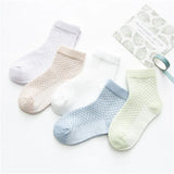 5 Pairs/Lot Baby Socks  For Newborns Infant Cute Cartoons Soft Cotton Socks Summer 0-24 Month Boy Girl Lovely Mesh Kids Gift CN