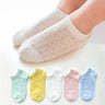 5 Pairs/Lot Baby Socks  For Newborns Infant Cute Cartoons Soft Cotton Socks Summer 0-24 Month Boy Girl Lovely Mesh Kids Gift CN