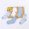 5 Pairs/Lot Children Cotton Socks Boy Girl Baby Autumn Spring Striated Stretchy Kids Socks Soft Cute Cartoon Socks for 0-8T