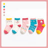 5 Pairs/Lot Children Cotton Socks Boy Girl Baby Autumn Thick Kids Knee-High Striated Socks Soft Cartoon Socks for Winter 1-12T