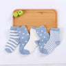 5 Pairs/Lot Kids Soft Cotton Socks Boy Girl Baby Infant Fashion Stripe Warm For Autumn Winter 0-8 Years Children Cartoon Sock