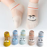 5 Pairs/lot 0-12Y Children Ultrathin Mesh Socks Baby Boys Girls Summer Cute Cotton Breathable Thin Soft Boat Socks Kids Socks