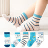 5 Pairs/lot 0-12Y Children Ultrathin Mesh Socks Baby Boys Girls Summer Cute Cotton Breathable Thin Soft Boat Socks Kids Socks