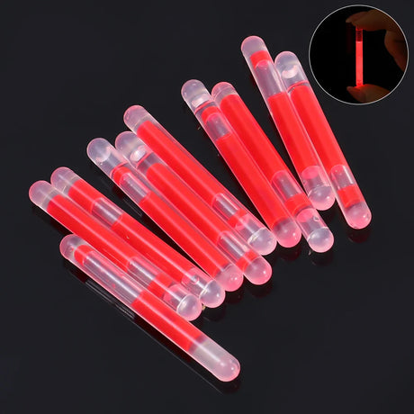 50/100PCS Fireflies Fluorescent Lightstick Light Fishing Float Rod Lights Dark Glow Stick Useful Fishing Fluorescent Lightstick