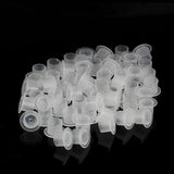 500/1000PCS S/M/L/XL Tattoo Plastic Tattoo Ink Cup Cap Pigment Clear Holder Container Cap With Bottom For Needle Tip Grip Supply