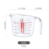 500ML/1000ML Measuring Scale Cup Transparent Heat Resitant Tempered Glass Milk Cups Home Bakeware Cooking Tools Kitchen Utensils