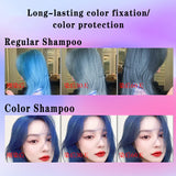 500ML Hair Quick Hair Color Shampoo Lasting Security Waterproof Hair Dye Shampoo Purple Red White Fashion Instant Hair Products