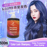 500ML Hair Quick Hair Color Shampoo Lasting Security Waterproof Hair Dye Shampoo Purple Red White Fashion Instant Hair Products