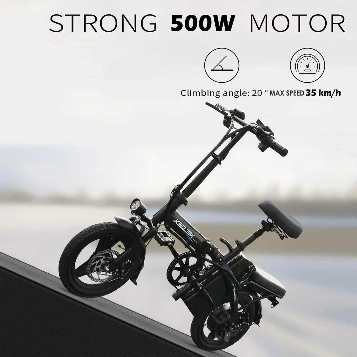 500W Ebike 35km/h 48V 13AH Removable Battery Electric Bike Multi-Shock Absorption City Commuter Foldable Adult Electric Bicycle