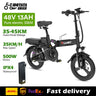 500W Ebike 35km/h 48V 13AH Removable Battery Electric Bike Multi-Shock Absorption City Commuter Foldable Adult Electric Bicycle