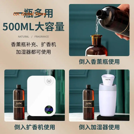 500ml Aromatherapy Essential Oil Supplement Liquid for Air humidifier Aroma Machine Diffuser Lavender Hilton Oil Home Perfume