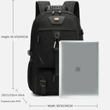 50L 60L 80L Outdoor Backpack With USB Port For Men  Pack Bags Large Capacity Unisex  Sports Trekking Hiking Camping Available In