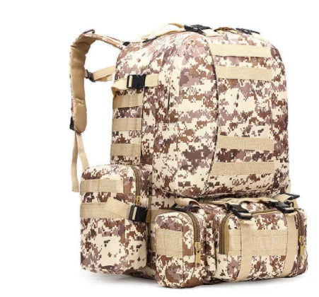 50L Tactical Backpack Men Waterproof 4 In1 Molle Sport Tactical Bag Outdoor Hiking Climbing Army Fishing Travel Laptop Backpacks