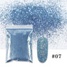 50g Shiny Nail Art Glitter Powder Gold Silver Metallic Pigment Design Dust Decorations Accessories for Gel Nail Polish 0.2mm