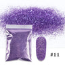 50g Shiny Nail Art Glitter Powder Gold Silver Metallic Pigment Design Dust Decorations Accessories for Gel Nail Polish 0.2mm