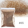 50g Shiny Nail Art Glitter Powder Gold Silver Metallic Pigment Design Dust Decorations Accessories for Gel Nail Polish 0.2mm