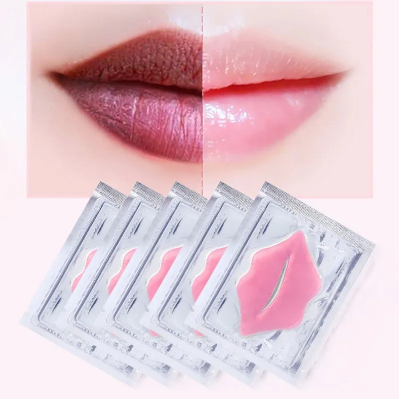 50pcs Collagen Lip Mask Moisturizing Anti Wrinkle Nourishing Beauty lips Care Labial Moisturizer Lip Patches Gel Pads Skin Care