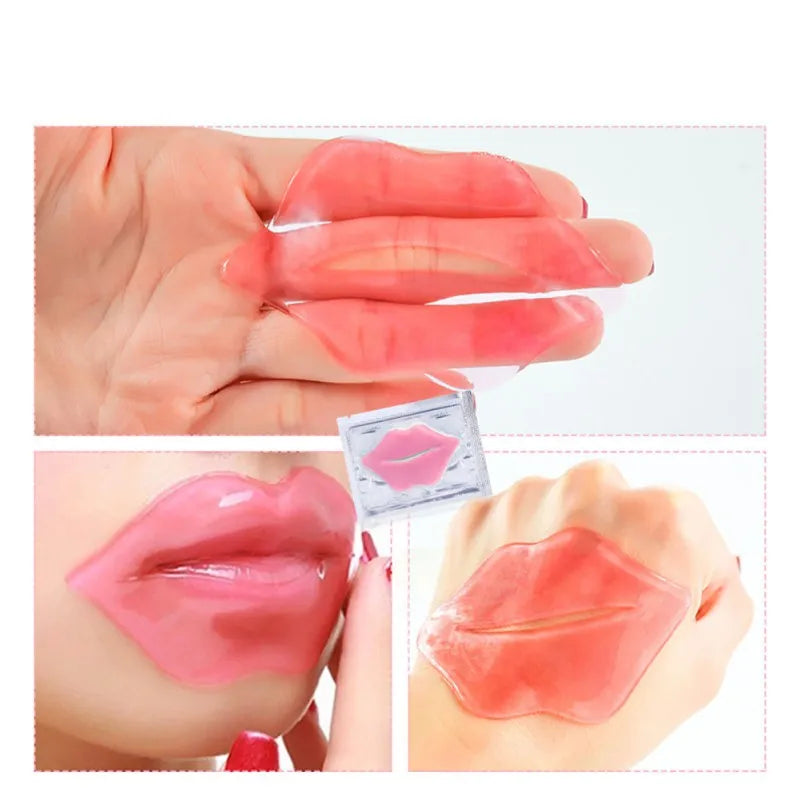 50pcs Collagen Lip Mask Moisturizing Anti Wrinkle Nourishing Beauty lips Care Labial Moisturizer Lip Patches Gel Pads Skin Care