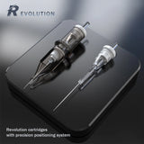 50pcs EZ Revolution Cartridge Tattoo Needles Permanent Makeup 0.30mm /0.35mm RL RS M1 RM for Rotary Cartridge Tattoo Machine Pen