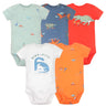 5PCS/Lot Baby Boys Girls Bodysuits 100% Cotton Short Sleeves Kids Clothes 6-24 Month Newborn Baby Clothing bebe Jumpsuit