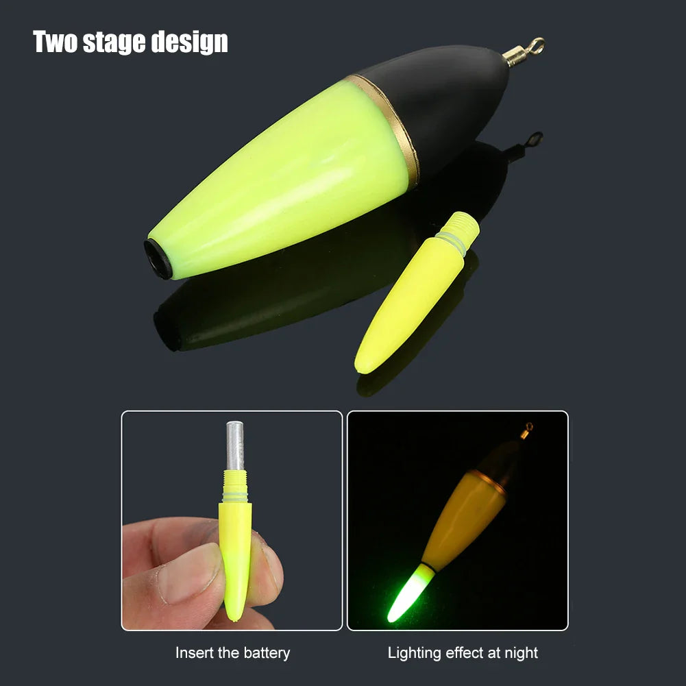 5g/10g/15g Luminous Fishing Night Float Portable Fishing Drift Floats Lightweight Pressure Resistance Tackle Tool Supplies