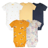 5pcs/lot Baby Bodysuit Fashion Girl Clothes Cotton Newborn Baby Boy Clothing Infant Body Baby Jumpsuit Cartoon Ropa Bebe