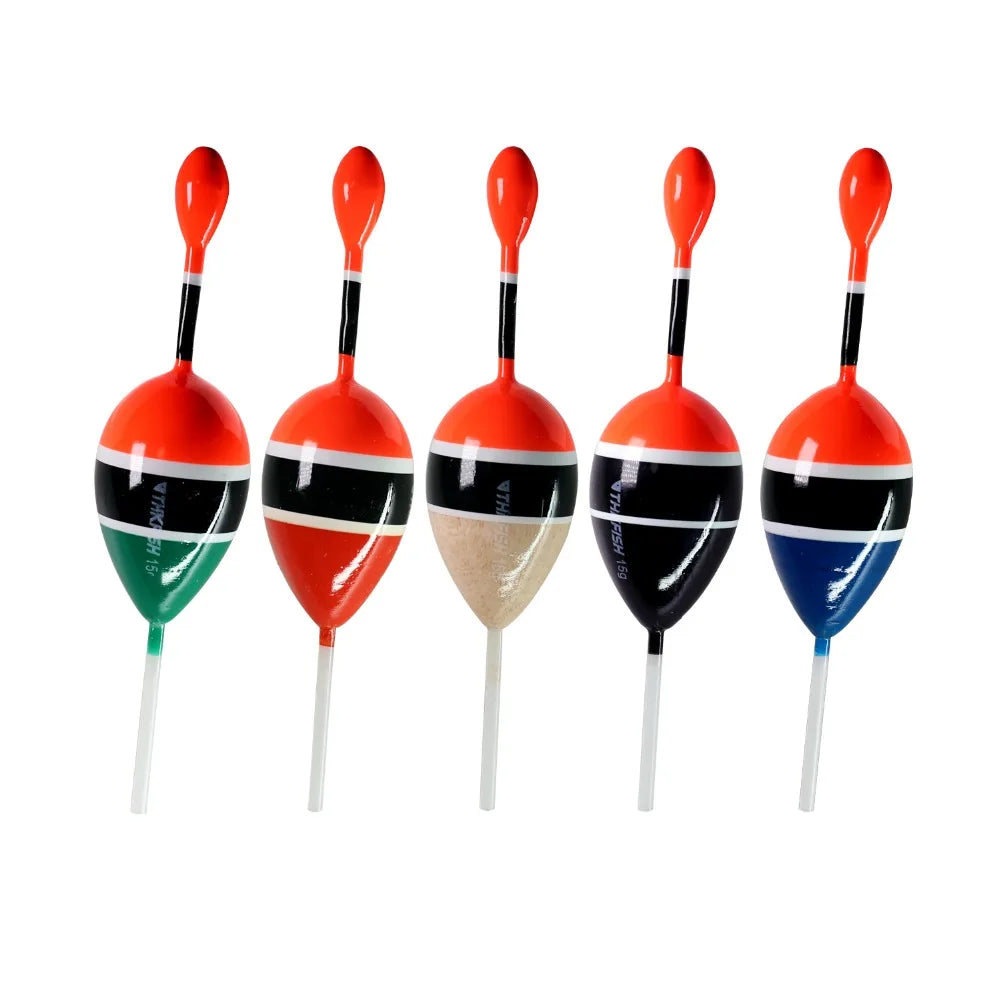 5pcs/lot Fishing Slip Float Bobbers 15g 5g Balsa Wood Fishing Slip Float 6 colors Slip Bobber Rigs