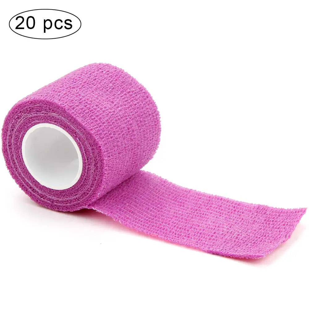 6/10/20Pcs Disposable Bandage Tattoo Sport Wrap Tape Self Adhesive Elastic Bandage Tape Tattoo Permanent Makeup Accessories