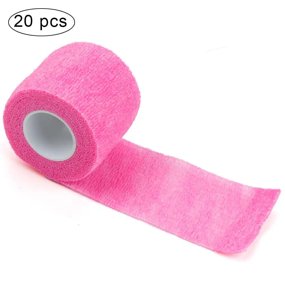 6/10/20Pcs Disposable Bandage Tattoo Sport Wrap Tape Self Adhesive Elastic Bandage Tape Tattoo Permanent Makeup Accessories