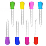 6/7/8/10 Pcs Baby Dropper Medicine Feeder Child Medicine Device Silicone Pipette Liquid Food Dropper Infant Utensils 5ML