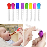 6/7/8/10 Pcs Baby Dropper Medicine Feeder Child Medicine Device Silicone Pipette Liquid Food Dropper Infant Utensils 5ML