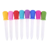 6/7/8/10 Pcs Baby Dropper Medicine Feeder Child Medicine Device Silicone Pipette Liquid Food Dropper Infant Utensils 5ML